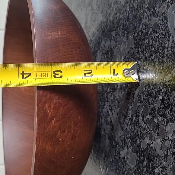 Vintage Canadian Birchwood Wooden Bowl - Picture 9 of 11